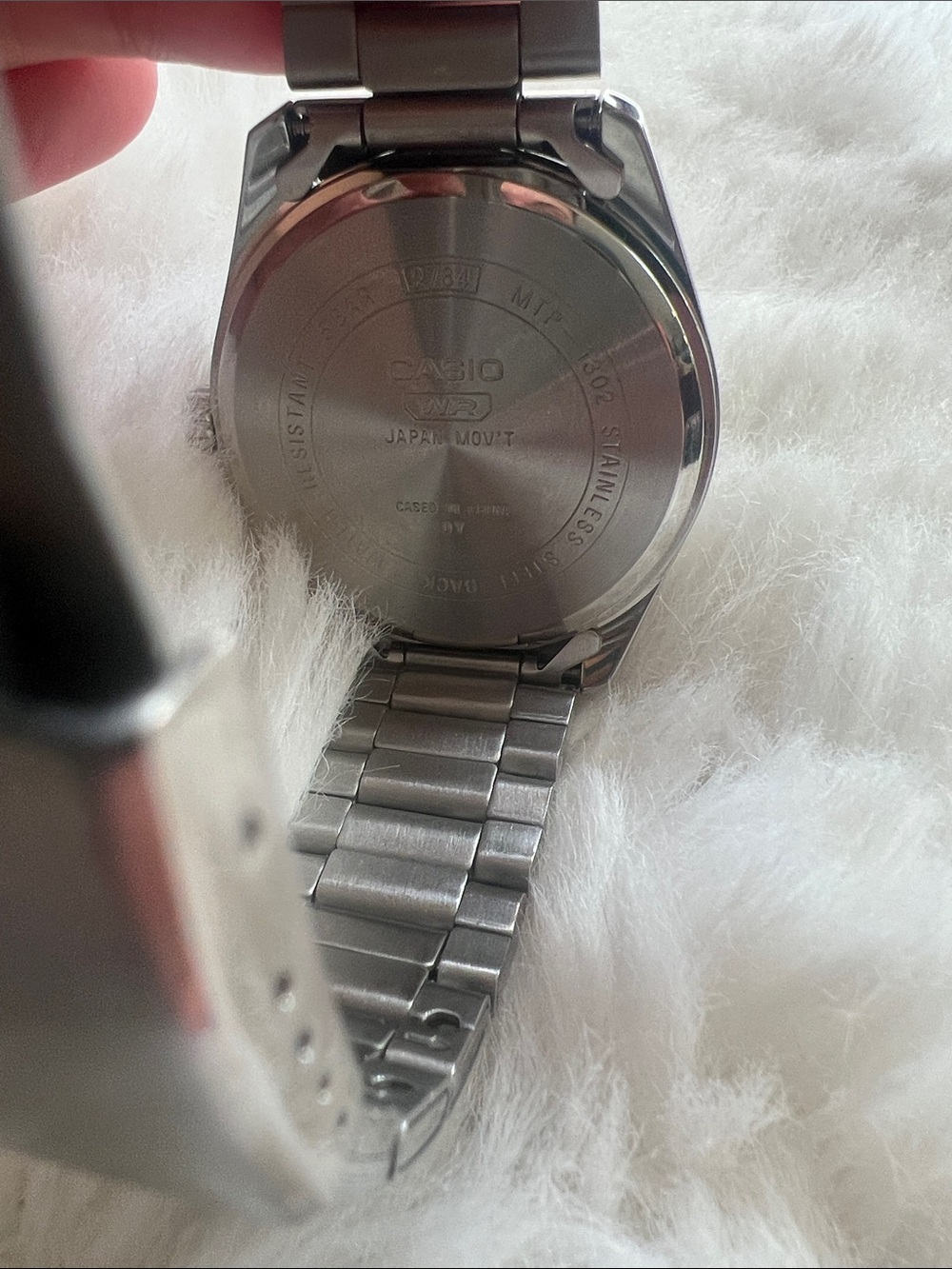 Casio Men's Vintage Green Dial
Stainless Steel Watch - Picture 6 of 8